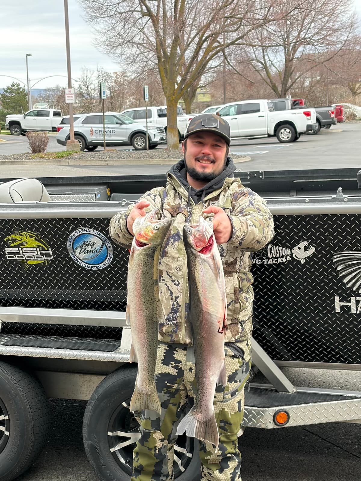 Angler smiling with catch